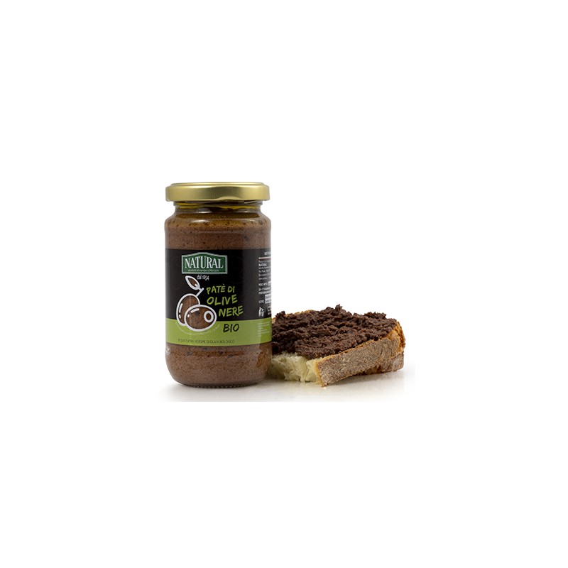 Paté di Olive Nere Biologico - Natural