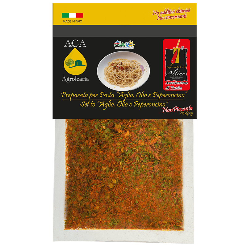 Condimento aglio e olio e peperoncino dolce - ACA Srl